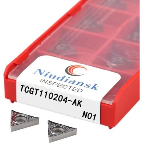 TCGT110302-AK N01 Carbide Inserts TCGT110304-AK N01 Internal Turning Tool TCGT110308-AK N01 CNC Lathe Tool Aluminum Cutting Tool