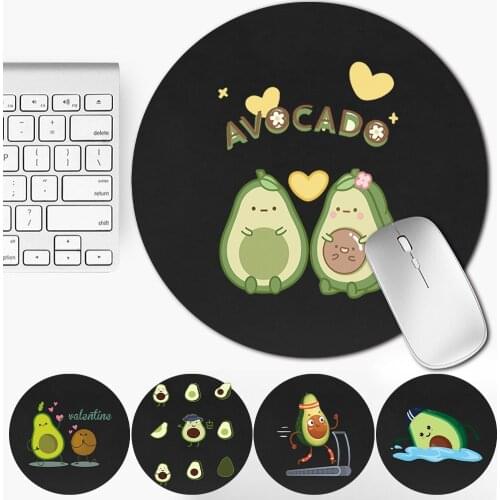 Waterproof Mouse Pad Leather Gaming Mice Mat New Desk Cushion Fashion Comfortable for Laptop PC MacBook Avocado Series Pattern