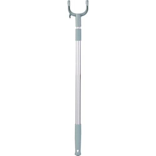 1Pcs Retractable Rods Adjustable Clothing Fork with Hanger Aluminium Pipe Clothes Hanger