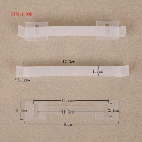 100 sets box handle plastic handle general carton plastic hand-held buckle handle factory direct sales plastic gift box handle