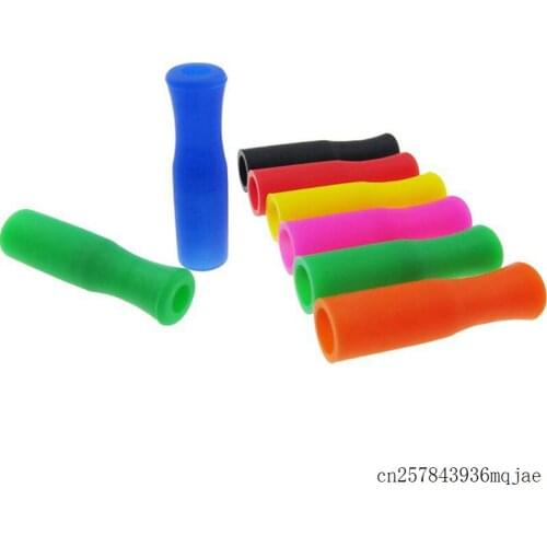 1000pcs Silicone Tips Straws Cover for Stainless Steel Straws Silicone Tubes Tooth Collision Prevention