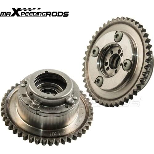 2PCS Camshaft Adjuster Exhaust & Intake Gear For Mercedes Benz W204 C250 SLK250 2710503447 2710503347 A2710502947 2710501500