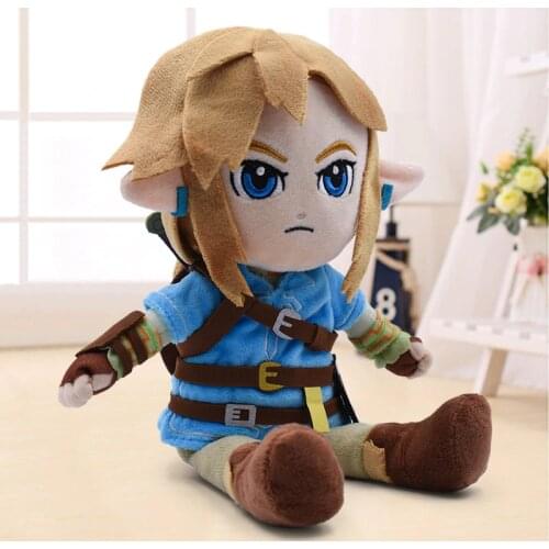 25-27cm Zelda Plush Toys Cartoon Link Boy With Sword Soft Stuffed Doll for Kids Best Gift