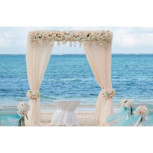 3Mx3Mx3M light champagne square canopy drapery with stainless steel Pipes,wedding stage decoration wedding mandap