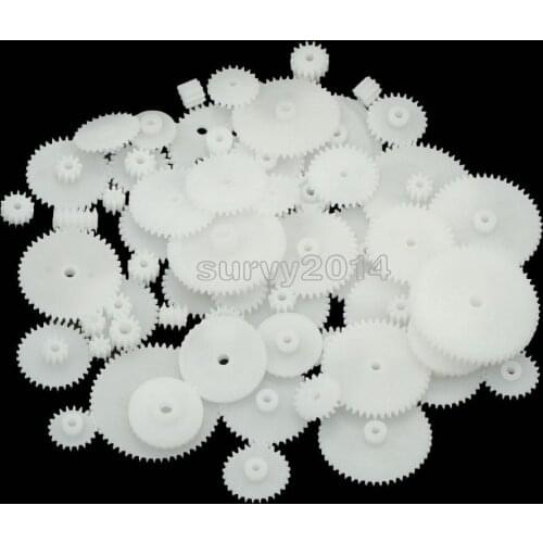 58 styles Plastic Gears Cog Wheels All The Module 0.5 Robot Parts DIY Necessary