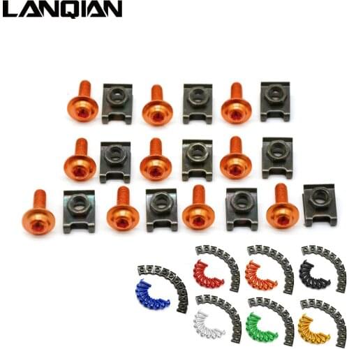 6mm Motorcycle CNC Fairing body work Bolts Screws 10 PCS For DUCATI Monster 1100/S/EVO Monster1200/S Monster 1100S 1100ABS