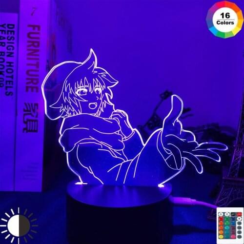 Anime Led Light Your Turn To Die Shin Tsukimi Nightlight for Bedroom Decor Nightlight Manga Birthday Gift Room Led Night Lamp 3d