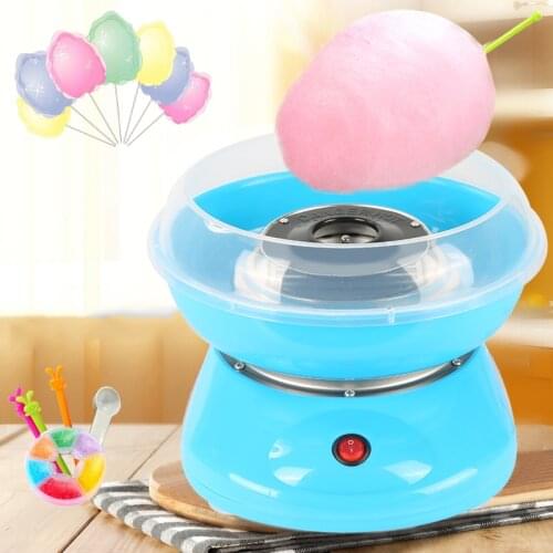 Electric DIY Sweet Cotton Candy Maker Portable Cotton Sugar Floss Sugar Machine For Kids Gift Childrens Day Marshmallow Machine