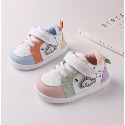 New Autumn Baby Toddler Shoes Soft Sole Sneakers Kids Sports Shoes Fashion Hot Running Shoes Cute Hot for Boys and Girls 16-20