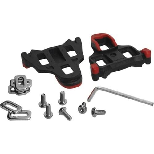 Road Bike Cleats 6 Degree Float Self-Locking Cycling Pedals Cleat for Shimano SPD-SL System Shoes-Red