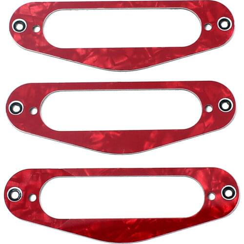 Electric Guitar RED pearl T Style Neck Pickup Surround Ring