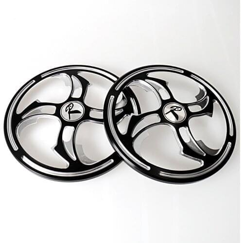 R Style Front Aluminum Blade Speaker Grill Cover Fit For Harley Electra Street Tri Glide 14 15 16 17 18 19 20