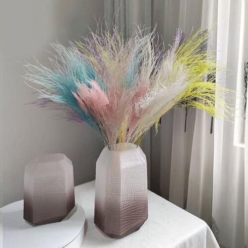 10pcs,Natural Dried Flowers Small Pampas Grass Real Eternal Plant Grass For Wedding Marriage Party Decoration Accessories