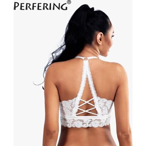 Perfering Bra Women Hollow Out Bralette Color Beauty Back Lace Underwear Sexy Vest Female Add pad Wireless Seamless Lingerie