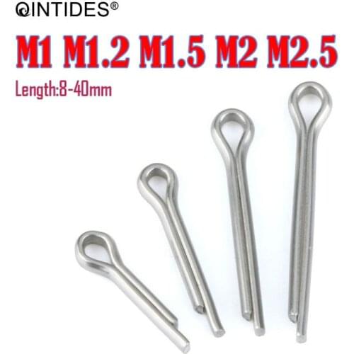 QINTIDES M1-M10 2-200PCS Split pins 304 stainless steel cotter pin spring pins distribution pin latch