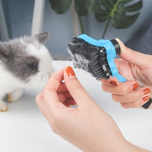 Pet supplies new self-cleaning pet comb, hair removal and open knot pet comb, cat and dog comb cleaning supplies