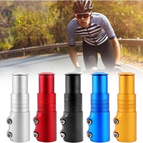 Bike Handlebar Riser Aluminum Alloy Bicycle Fork Stem Raiser Rise Up Extender Extension MTB Mountain Cycling Accessories 5Colors