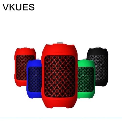 VKUES BS116 bluetooth speaker portable outdoor mini wireless speaker audio player support FM TF card U disk for iphone
