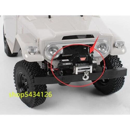 Metal Electric Winch For 1/10 Rc Car Warn 9.5cti Winch Axial Scx10 ii 90046 Traxxass Trx4 4WD D90 110 Tamiya cc01 Wranglers Part