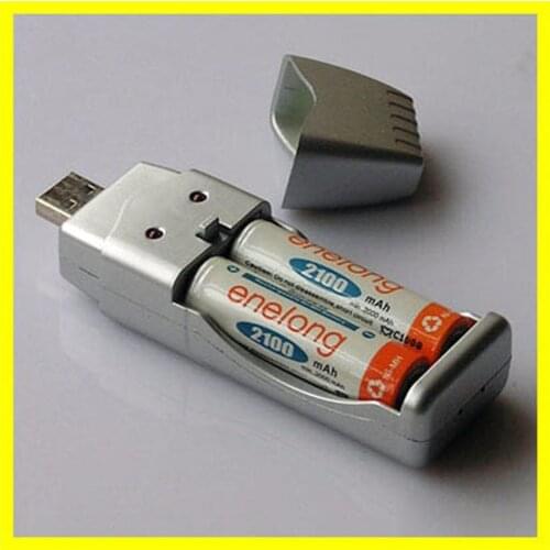 1Pc USB Charger For Ni-MH AA AAA 2A 3A Convenient Portable Rechargeable Charging Battery Devices carregador de bateria New