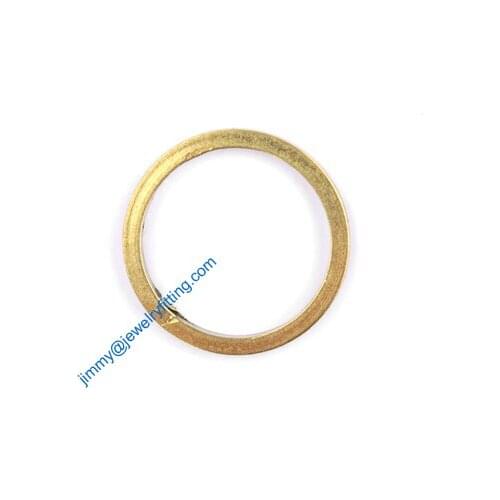 2000 PCS Raw Brass Circle 15*1.2*1.2mm copper Rings fashion jewelry findings jewelry Connectors Quoit