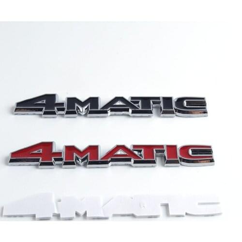 3D Badge-Sticker Decal Emblem Car 4Matic styling sticker for Rear Emblem Decal Badge Sticker A 220 817 08 15