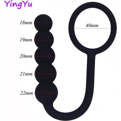 Anal Sex Toy Woman Man Anal Sex Products Sex Toys Sex Anal Toys Butt Plug Anus Plug Beads Girls Masturbation G Spot Stimulator