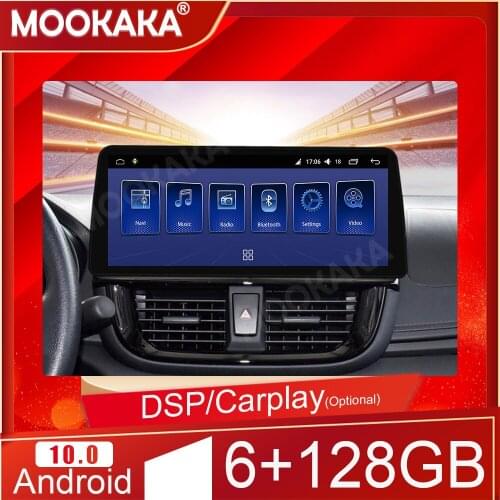 6G+128GB Android 10.0 For Toyota Vios Yaris L 2016+ Car Multimedia Player Auto Stereo Tape Recorder Navigation Head Unit Carplay