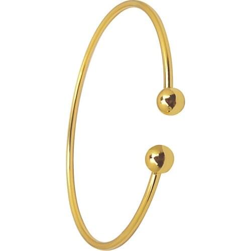 Hot 925 Sterling Silver Bangle Bracelet, 925 Silver Fashion Jewelry Round Head Bracelet /Agiaixpa Aiyajafa