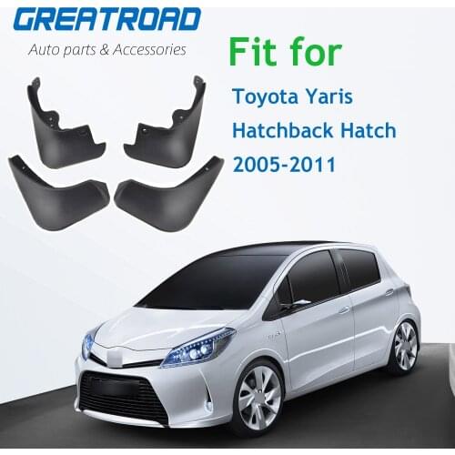 Mud Flaps For Toyota Yaris Hatchback Hatch 2005-2011 Vitz Daihatsu Charade Mudflaps Splash Guards Mudguards 2006 2007 2008 2009