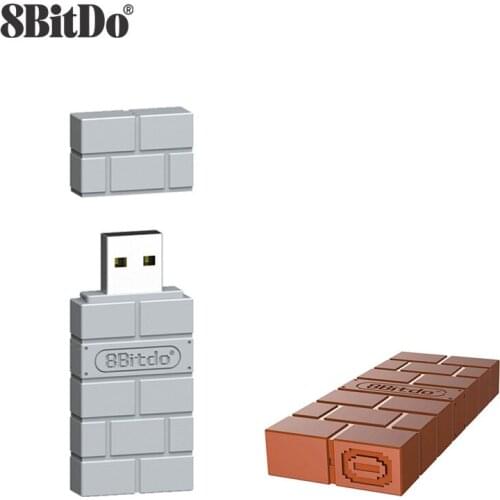 For Windows Mac Raspberry Pi Switch Support PS3 Xbox one Controller 10PCS/Lot 8Bitdo Wireless Bluetooth USB Adapter Receiver