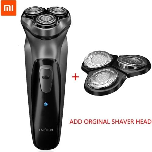 Xiaomi Youpin 3D Electric Shaver Enchen Black Stone 3D Electric Shaver Smart Control Rechargeable shaver Machine For Men Trimmer