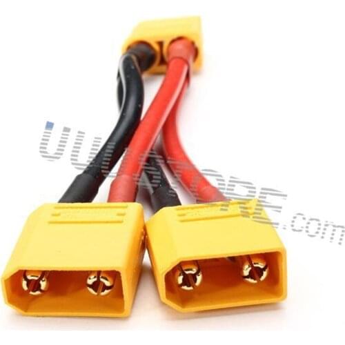 AMASS XT90 Plug 14AWG Male Female Parallel Connection Cable For FPV Cable connection
