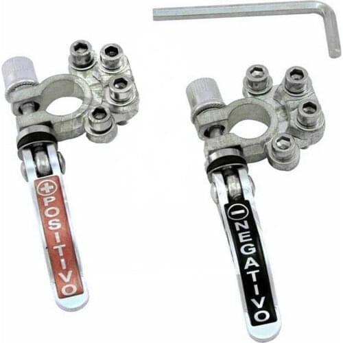 12V 24V Automotive Car Top Post Battery Terminals Wire Cable Clamp Terminal Connectors Car accessories 1 pair