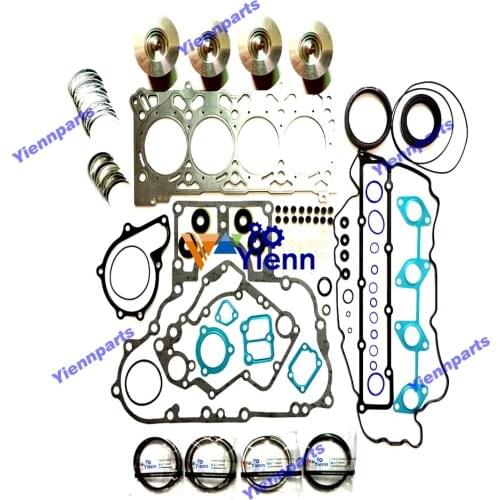V2607 Engine Overhaul Rebuild Kit For Kubota ER470 ER460 KX163 KX165-5 Tractor Diesel Engine Repair Parts