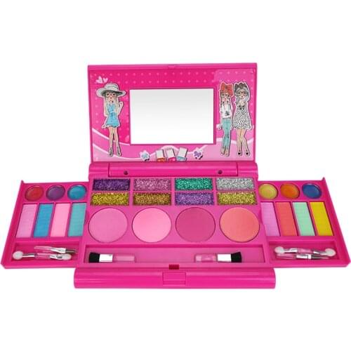 Costume Girls Pretend Role Play Kit Pretend Play Kid Make Up Toys Set Princess Simulation Safety Non-toxic for Girls
