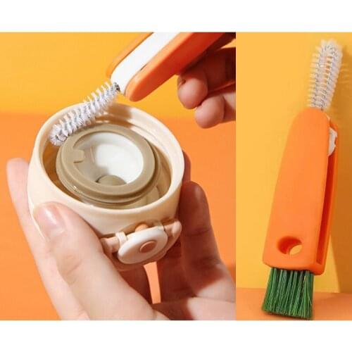Multifunctional Vacuum Cup Cleaning Cup Brush Apron Gap Cleaning Cup Brush Bottle Cap Concave-convex Dead-angle Cleaning Brush