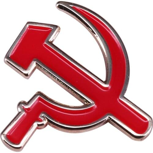 Hammer and sickle communist CCCP badge hat clothing accessories