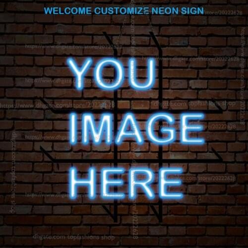 Custom neon light signs Glass neon nightlight Éclairage d'intérieur wall light decoración Home parry beer bar room game rooms