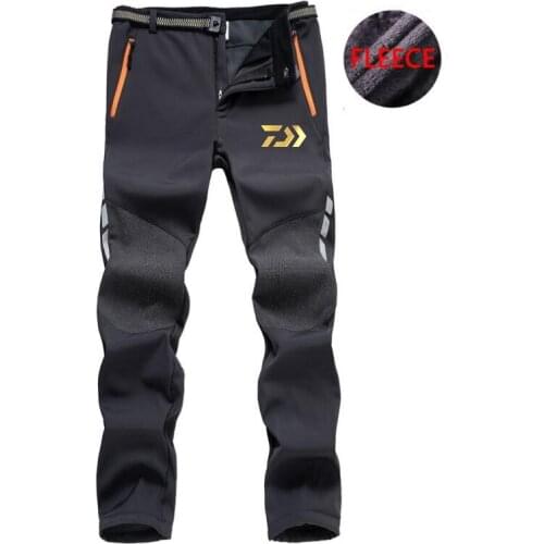 2021 New DAIWA Outdoor Sports Pants Professional Men Fishing Plus velvet Pants Anti-UV Quick-drying Pants