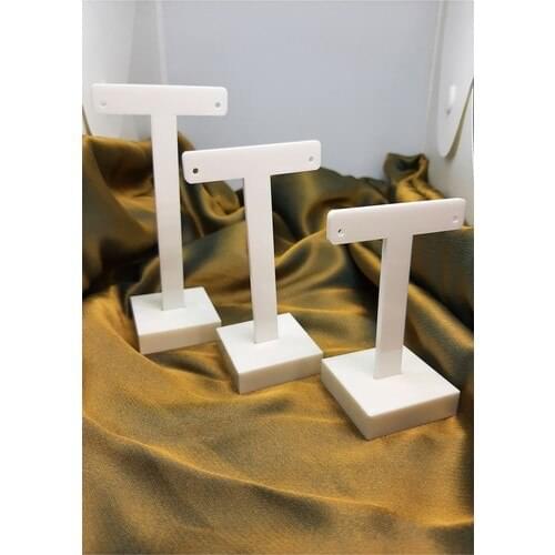 Plexiglass 3 Size T Model Earring Stand