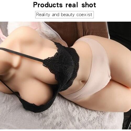 Silicone Woman Masturbation Sex Doll Torso Doll Men Sex Toys Realistic Vagina Pussy Big Breasts Anal Butt Three Ways of Entertai