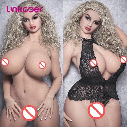 Linkooer 165cm Silicone Sex Dolls Huge Boobs Big Hits Oral Anus Fat Full Body Adult Sexual Love Doll Toys for Men