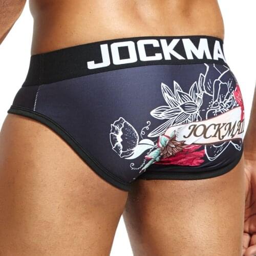 JOCKMAIL Low Waist Sexy Men Underwear Briefs cuecas Gay Penis Pouch slip homme Gay Men Underwear Breathable Male panties
