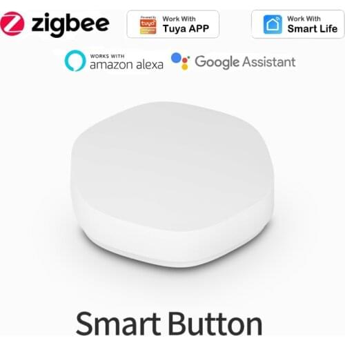 Tuya Zigbee 3.0 Smart Wireless Smart Switch Button Control Multi-scene Linkage Smart Switch Work With Alexa Google Home