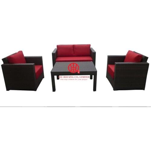 Outdoor rattan furniture patio brown sofa set,F-leisure ways outdoor rattan sofa furniture, luxury rattan outdoor furniture