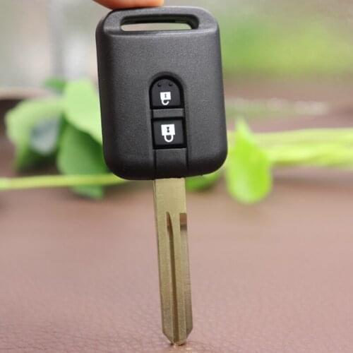 DAKATU Replacement Remote Key Case Shell For Nissan Micra 350Z Pathfinder Navara Car 2 Button Auto Key Cover Fob