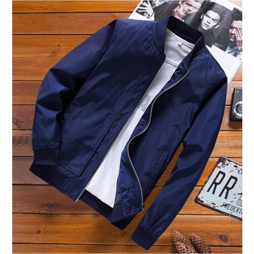 2021 Jacket Men Fashion Casual Slim fit Mens Jacket Sportswear Bomber Jacket Mens jackets and Coats Plus Size M- 4XL
