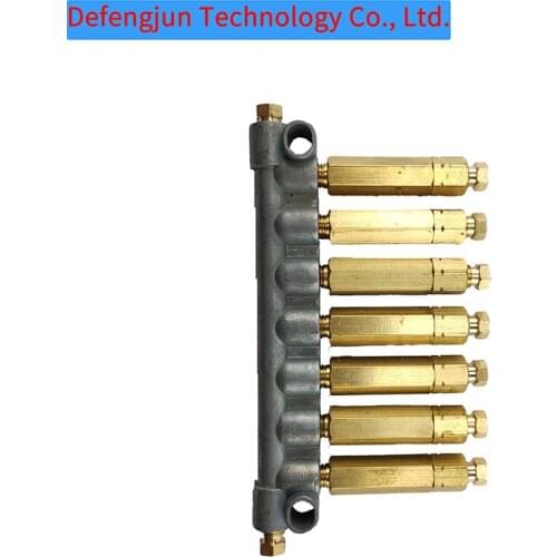 7 Way OIL LUBE PISTONG WAY LUBE DISTRIBUTOR