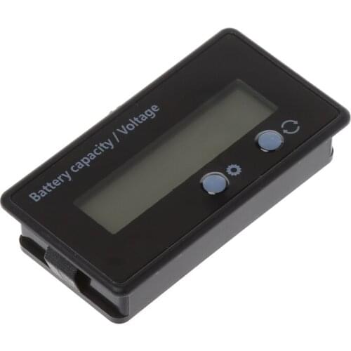 8-70V LCD Acid Lead Lithium Battery Capacity Indicator Voltmeter Voltage Tester